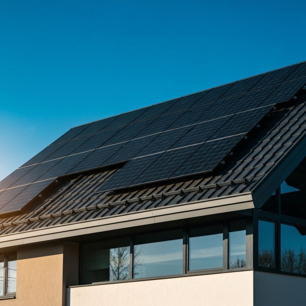 Solar panels installation